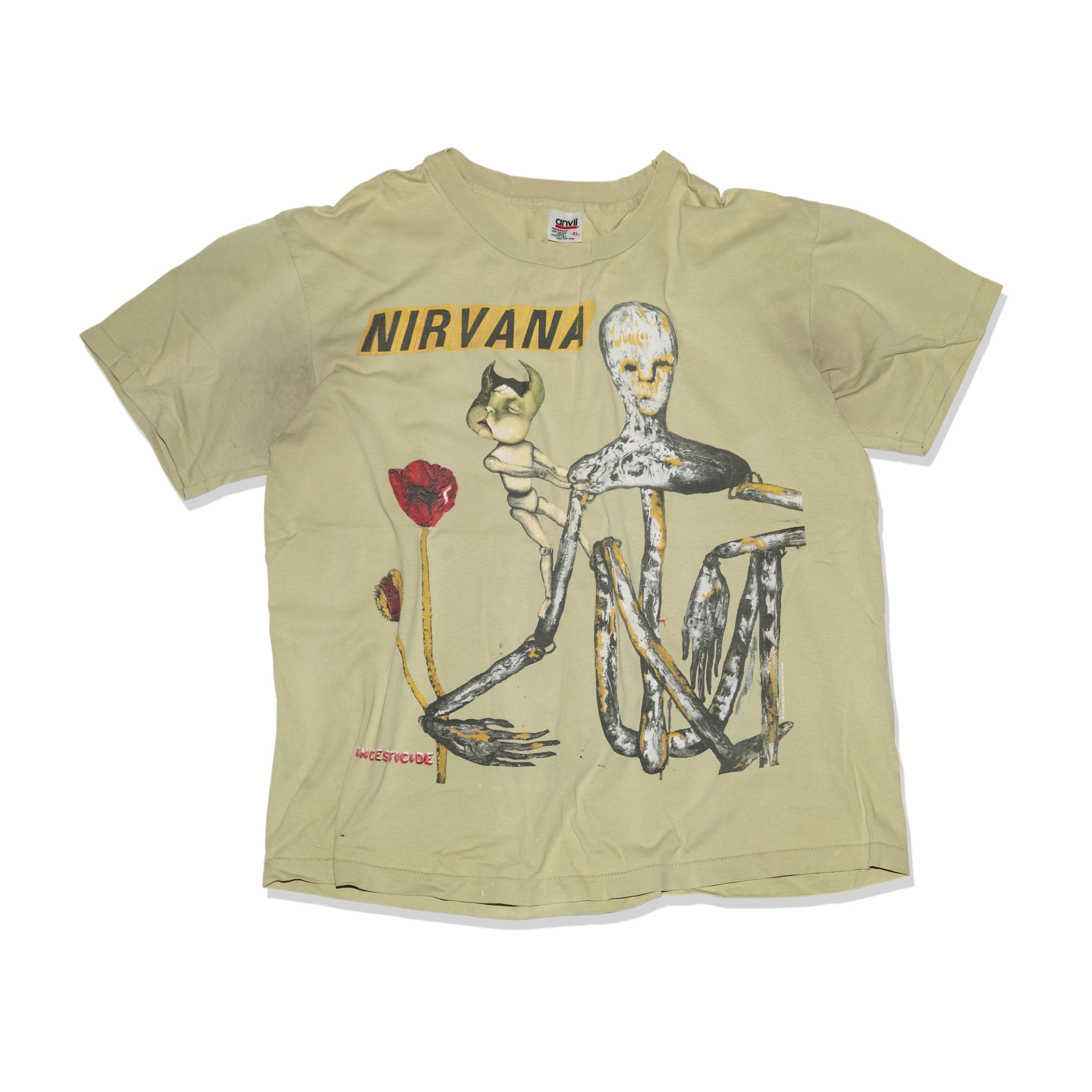 【VINTAGE】NIRVANA INCESTICIDE 1994 TEE SHIRT - Trendy Maker