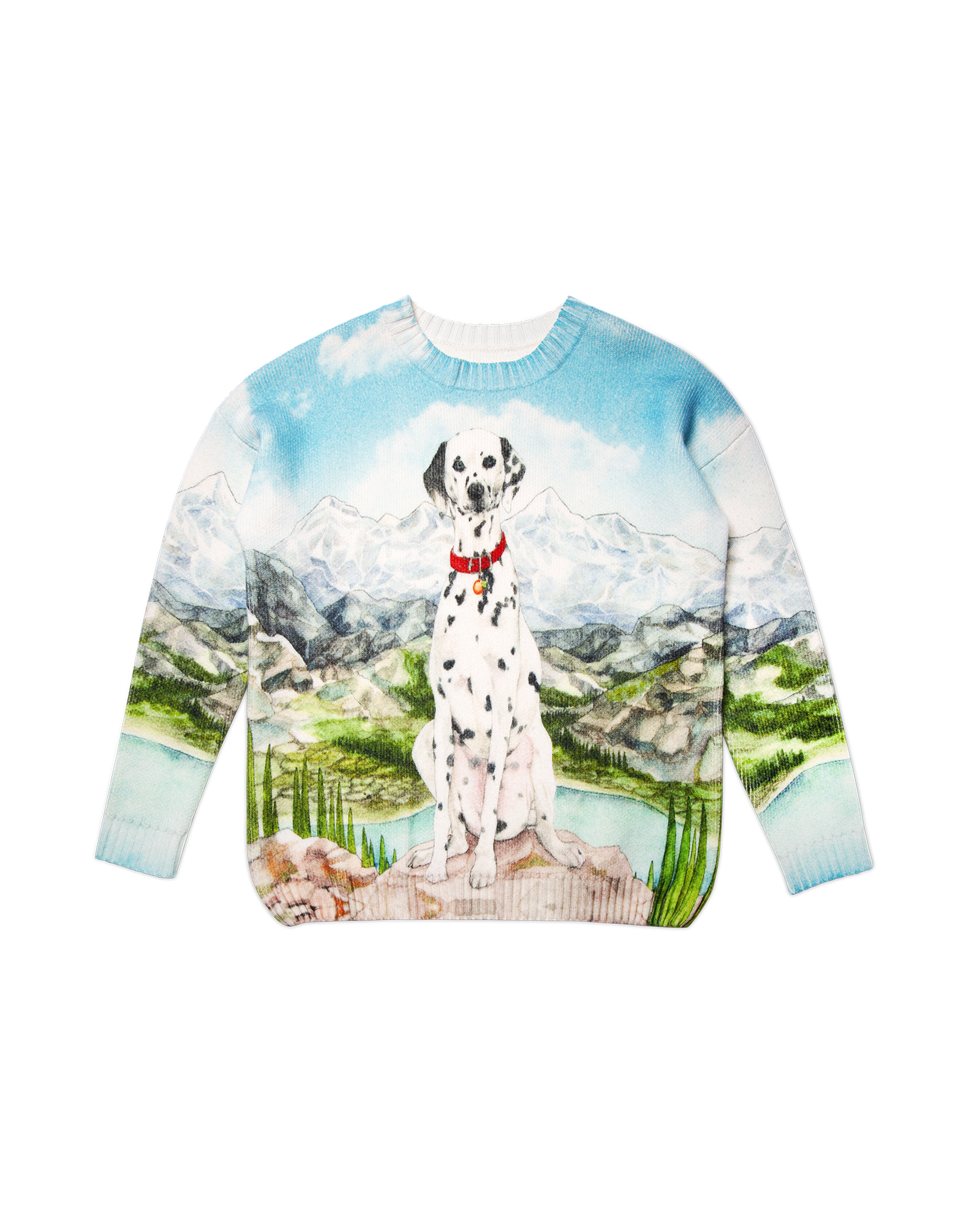 Dalmatien a La Montagne Knitted Sweater - Trendy Maker