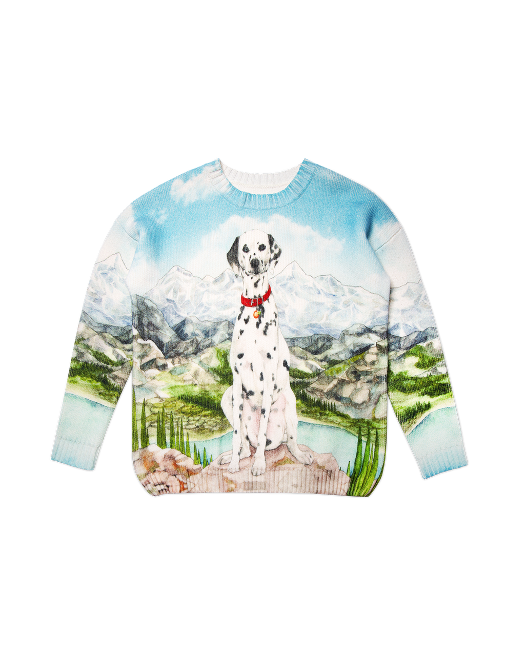 Dalmatien a La Montagne Knitted Sweater - Trendy Maker