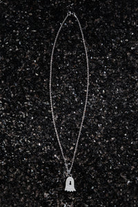 THE REAL BUY X WWW. WILL SHOTT STERLING SILVER GHOST NECKLACE - Trendy Maker