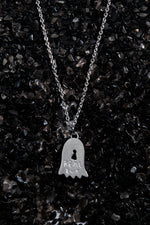 Load image into Gallery viewer, THE REAL BUY X WWW. WILL SHOTT STERLING SILVER GHOST NECKLACE - Trendy Maker
